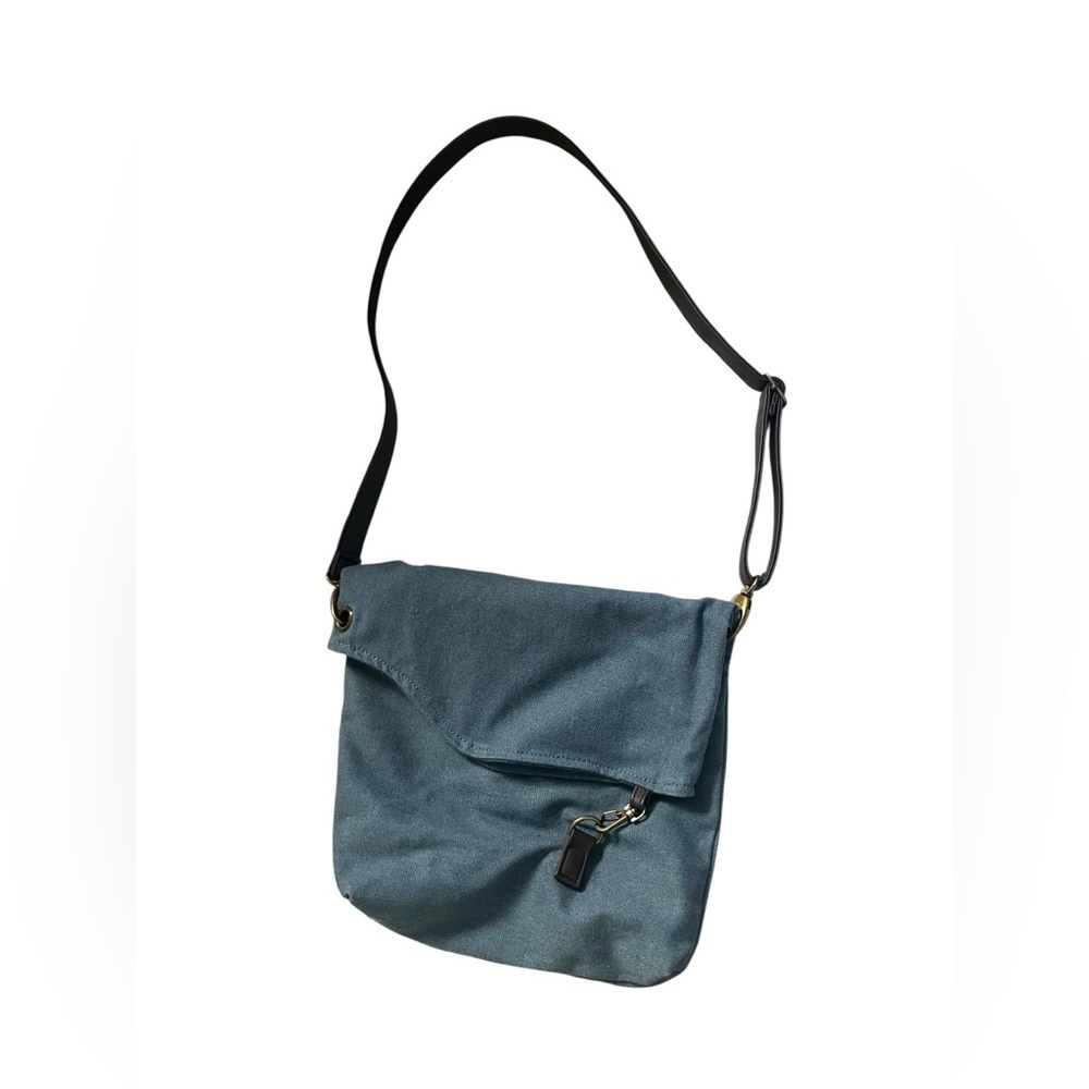 Le Voyage en Panier Mini Axel Messenger Bag Denim Canvas
